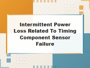Diagnosing Sensor-Induced Intermittent Timing Issues